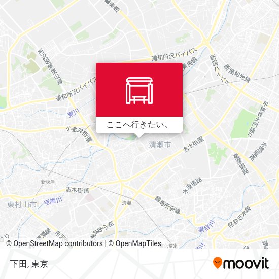 下田地図
