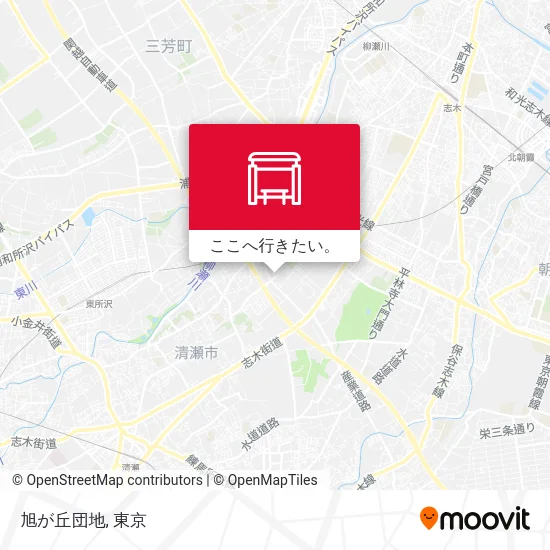 旭が丘団地地図