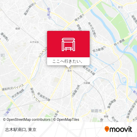 志木駅南口地図