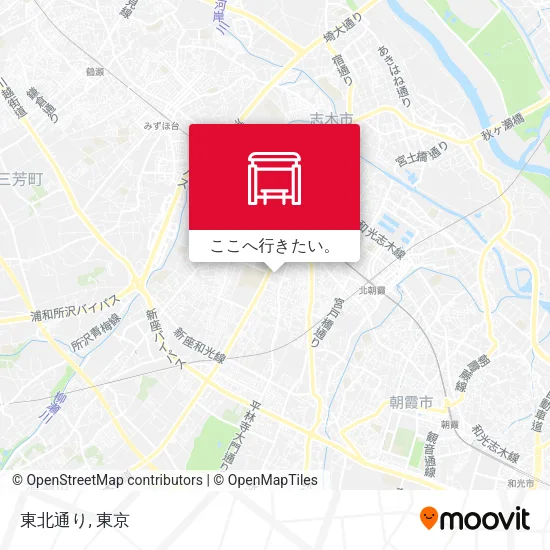 東北通り地図