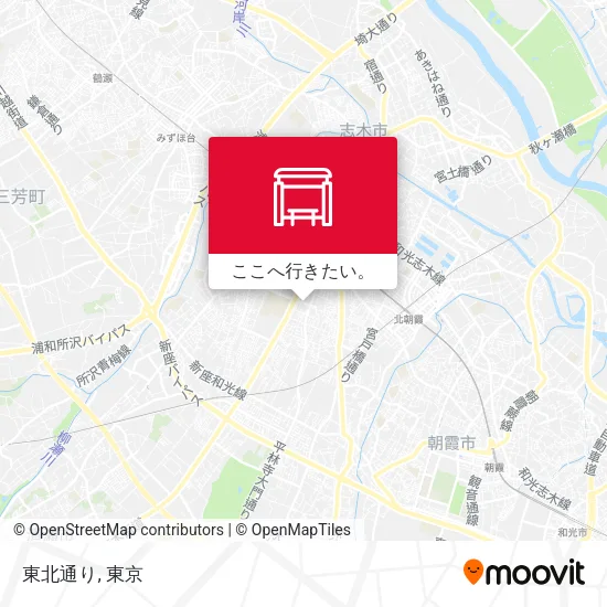 東北通り地図