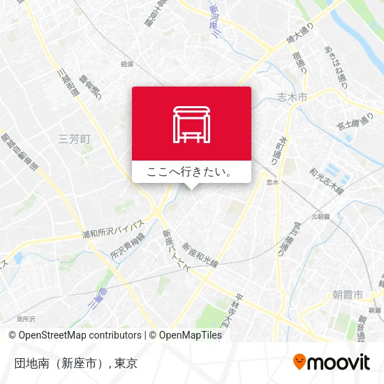 団地南（新座市）地図