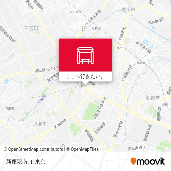 新座駅南口地図