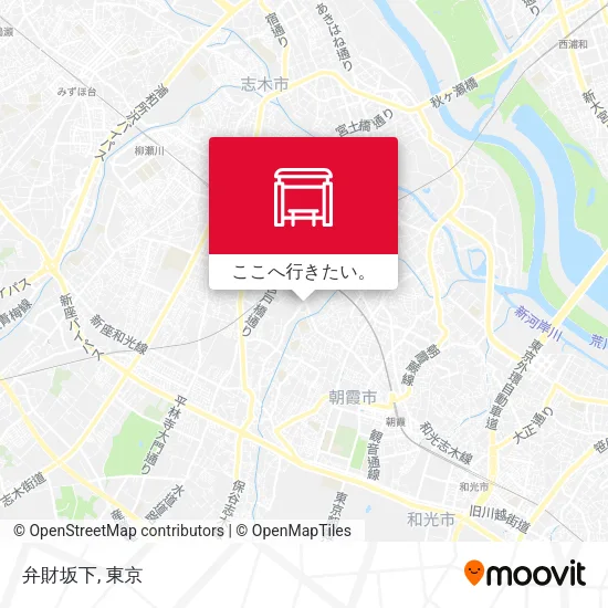 弁財坂下地図