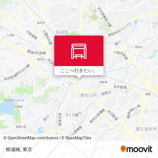 柳瀬橋地図