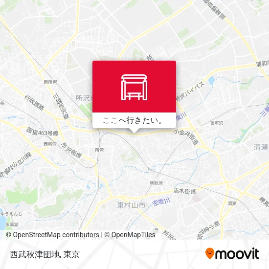 西武秋津団地地図