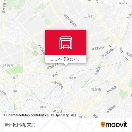 新日比田橋地図