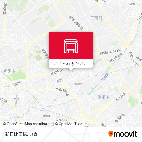 新日比田橋地図