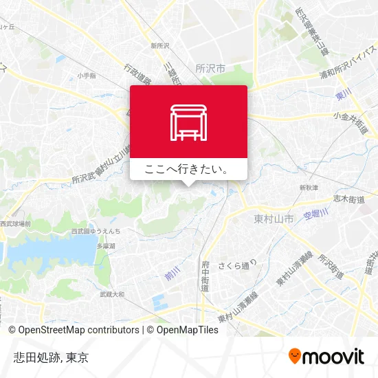 悲田処跡地図