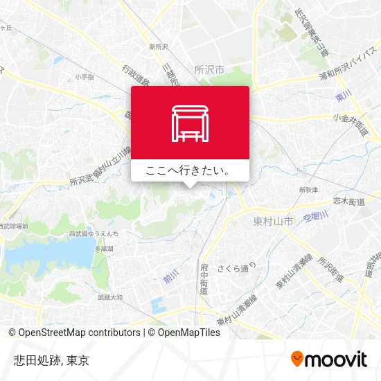 悲田処跡地図