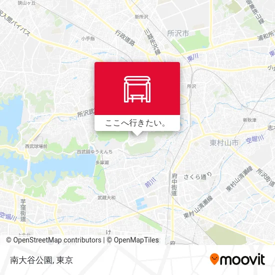 南大谷公園地図