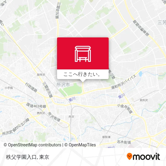 秩父学園入口地図