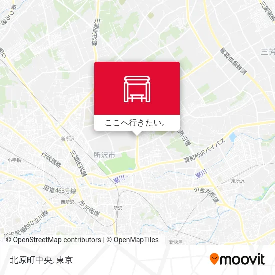 北原町中央地図