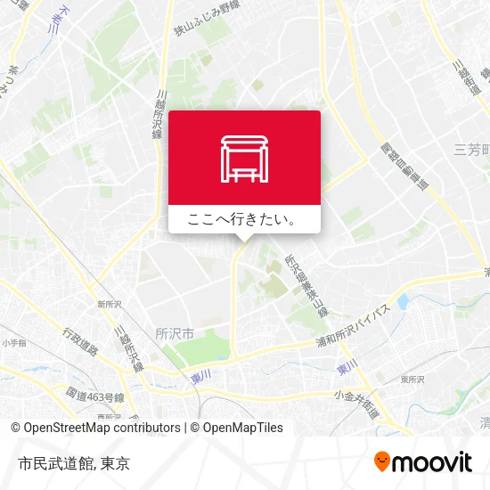 市民武道館地図