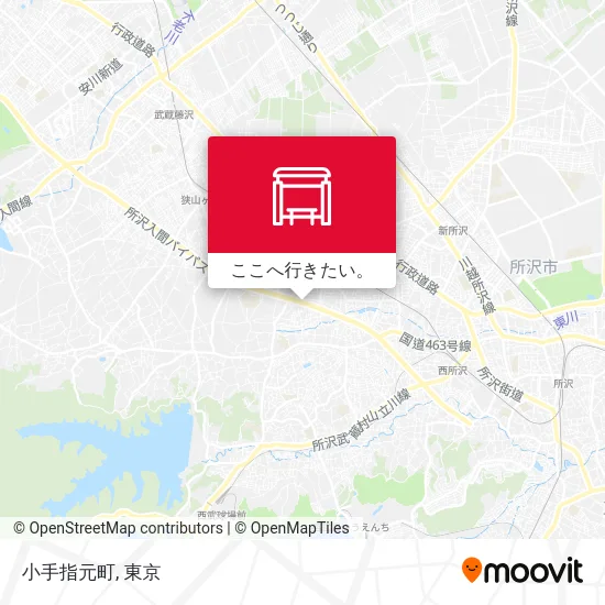 小手指元町地図