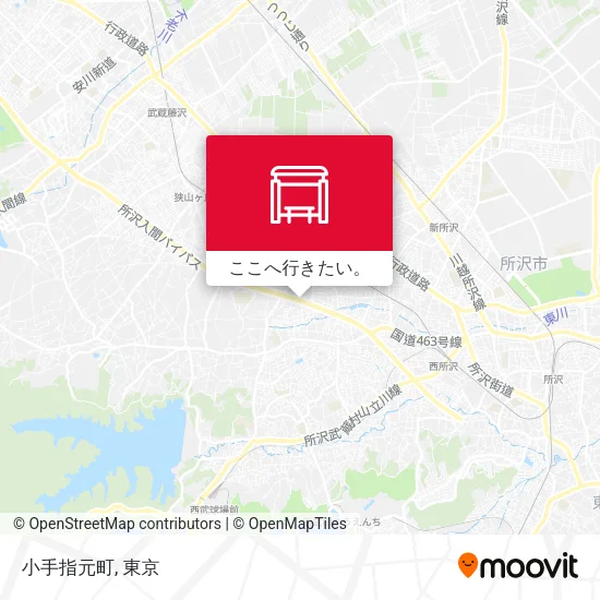 小手指元町地図