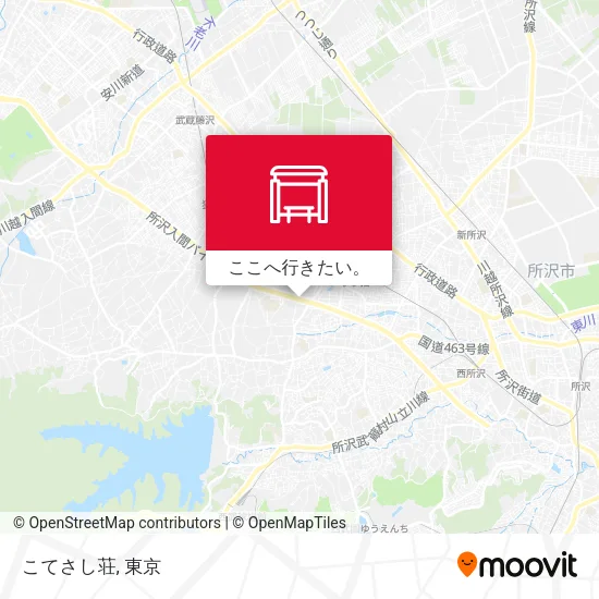 こてさし荘地図