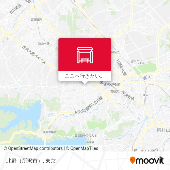 北野（所沢市）地図