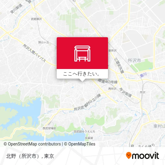 北野（所沢市）地図