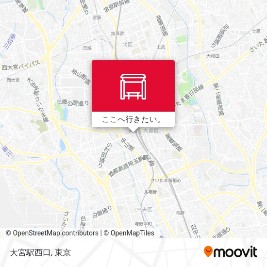 大宮駅西口地図