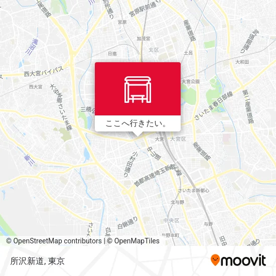 所沢新道地図
