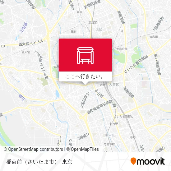 稲荷前（さいたま市）地図