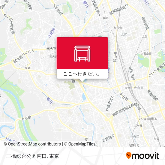 三橋総合公園南口地図