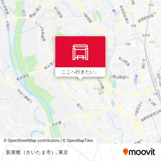 新屋敷（さいたま市）地図
