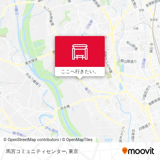 馬宮コミュニティセンター地図