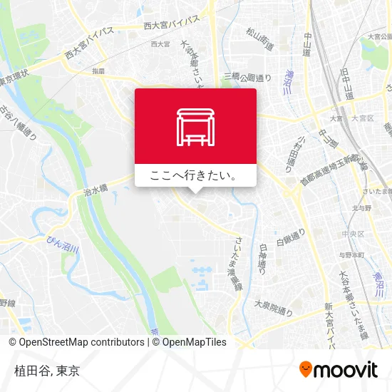 植田谷地図