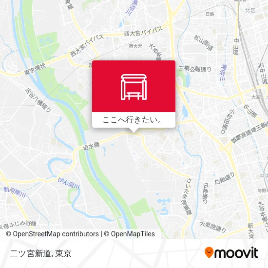 二ツ宮新道地図