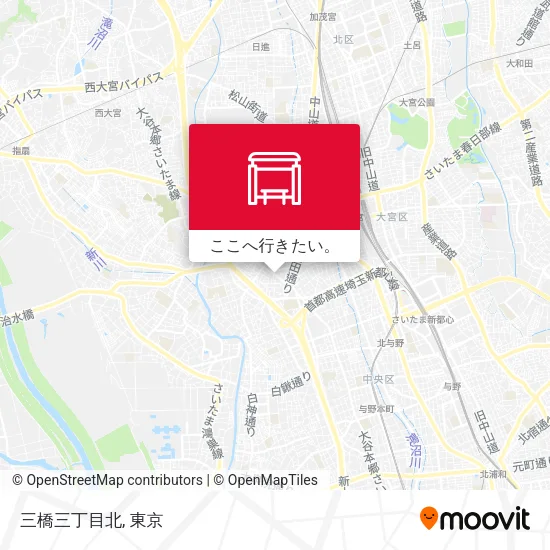 三橋三丁目北地図