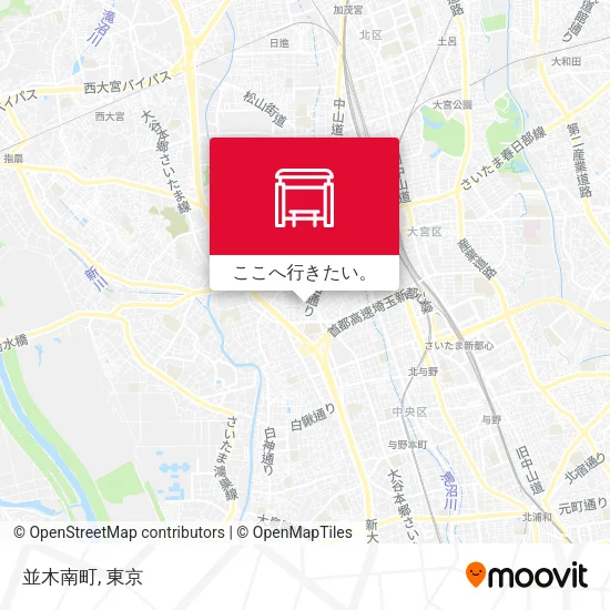 並木南町地図