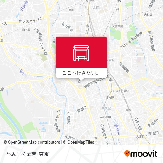 かみこ公園南地図