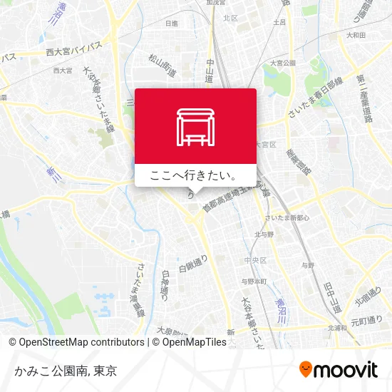 かみこ公園南地図
