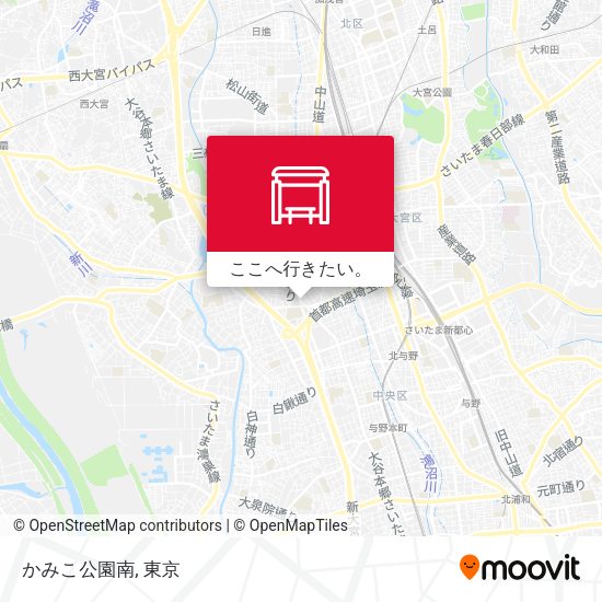 かみこ公園南地図
