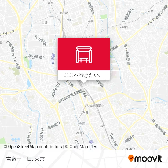 吉敷一丁目地図