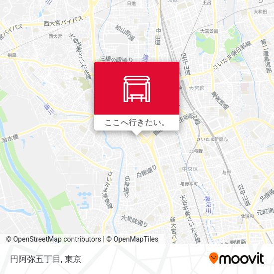 円阿弥五丁目地図