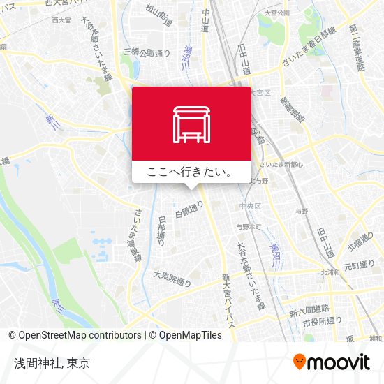 浅間神社地図