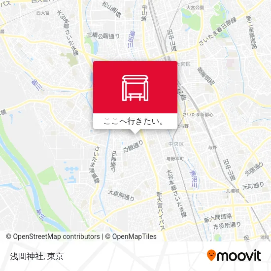 浅間神社地図