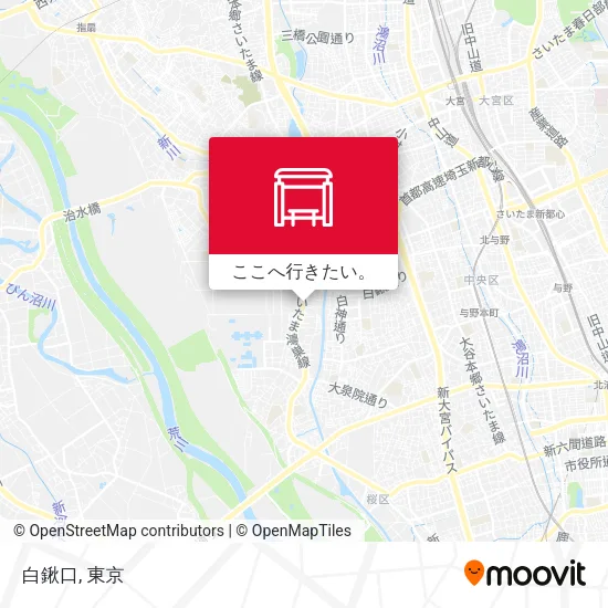 白鍬口地図