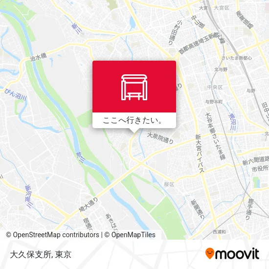 大久保支所地図