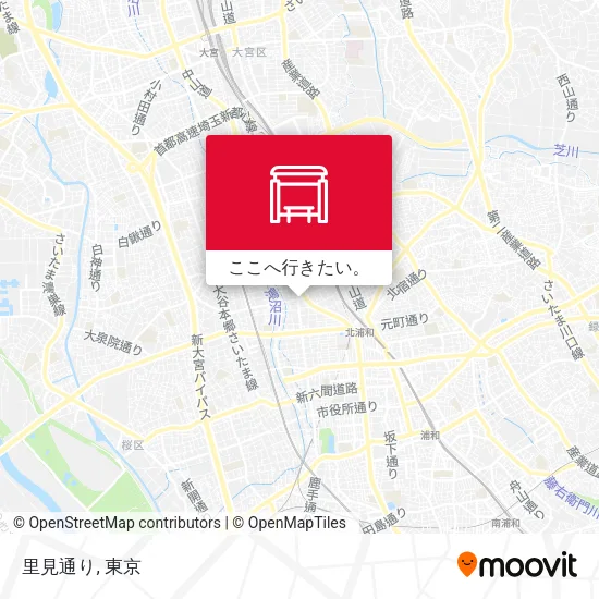 里見通り地図