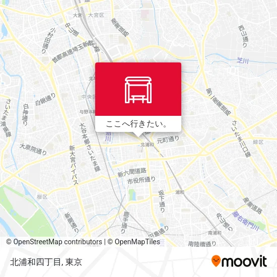 北浦和四丁目地図