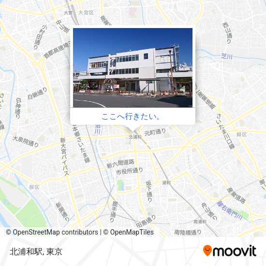 北浦和駅地図