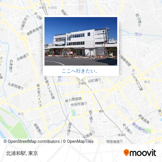 北浦和駅地図
