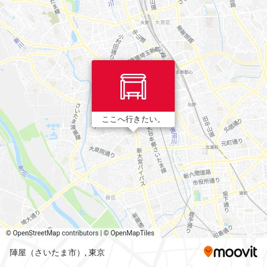 陣屋（さいたま市）地図