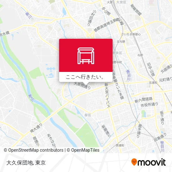 大久保団地地図