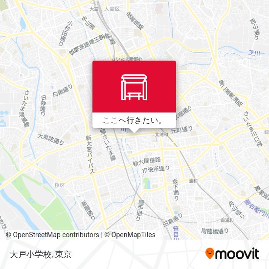 大戸小学校地図