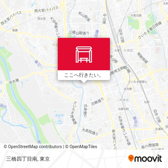 三橋四丁目南地図